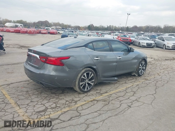 2017 Nissan Maxima S with VIN 1N4AA6AP1HC361740, listed as a IAAI auction lot 40868494 with 90,607 mi miles and . Bid and sale history available at DreamBid. Image 4.