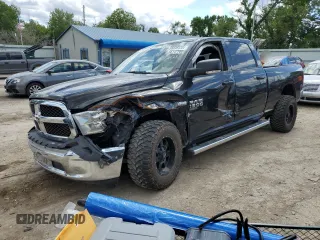 2020 Ram 1500 SLT with VIN 1C6RR6TT0LS134500, listed as a Copart auction lot 55649135 with Not provided miles and Salvage title. Bid and sale history available at DreamBid. Image 1.