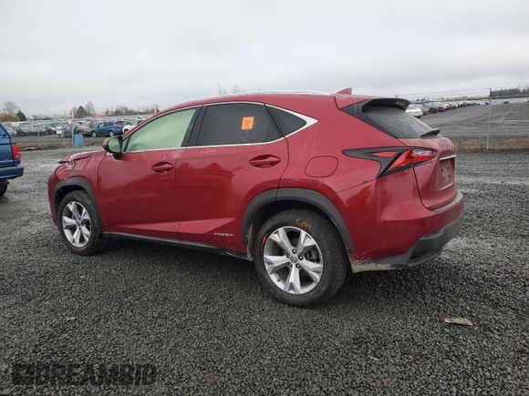 2017 Lexus NX 300h with VIN JTJBJRBZ1H2066124, listed as a Copart auction lot 84041074 with Not Provided miles and Salvage Title. Bid and sale history available at DreamBid. Image 2.