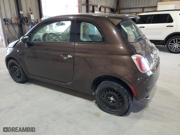 2014 FIAT 500 Pop with VIN 3C3CFFAR6ET288729, listed as a Copart auction lot 80067104 with 224,586 mi miles and Salvage Title. Bid and sale history available at carsss.com. Image 2.