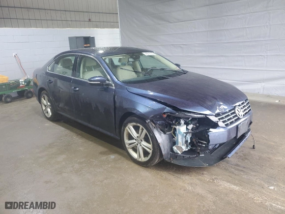 2014 Volkswagen Passat SE with VIN 1VWBP7A34EC003699, listed as a Copart auction lot 49218125 with 107,916 mi miles and Salvage Title. Bid and sale history available at carsss.com. Image 4.