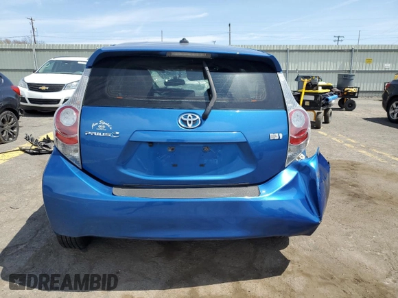 2014 Toyota Prius One with VIN JTDKDTB32E1083034, listed as a Copart auction lot 53872325 with 119,537 mi miles and Salvage Title. Bid and sale history available at DreamBid. Image 6.
