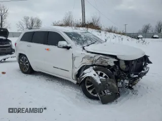 2017 Jeep Grand Cherokee Overland with VIN 1C4RJFCT3HC822900, listed as a Copart auction lot 45709715 with 0 mi miles and Clean Title. Bid and sale history available at carsss.com. Image 4.