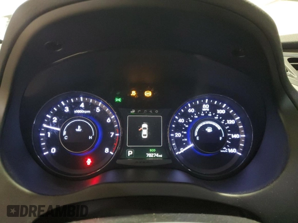 2017 Hyundai Azera with VIN KMHFG4JG1HA572527, listed as a Copart auction lot 42566555 with 78,274 mi miles and Salvage title. Bid and sale history available at DreamBid. Image 9.