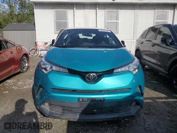 2018 Toyota C-HR XLE with VIN NMTKHMBX2JR041827, listed as a Copart auction lot 50443105 with 135,667 mi miles and Salvage title. Bid and sale history available at DreamBid. Image 5.