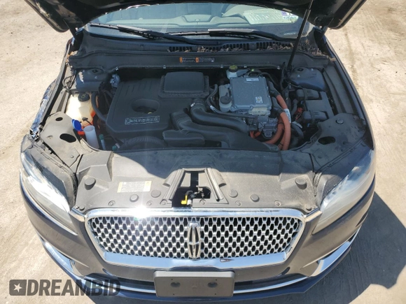 2017 Lincoln MKZ Hybrid Reserve with VIN 3LN6L5MU3HR634535, listed as a Copart auction lot 59282145 with 24,078 mi miles and Salvage title. Bid and sale history available at DreamBid. Image 11.