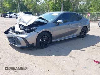 2025 Toyota Camry LE with VIN 4T1DAACK5SU539156, listed as a IAAI auction lot 42054268 with 5,705 mi miles and . Bid and sale history available at DreamBid. Image 18.