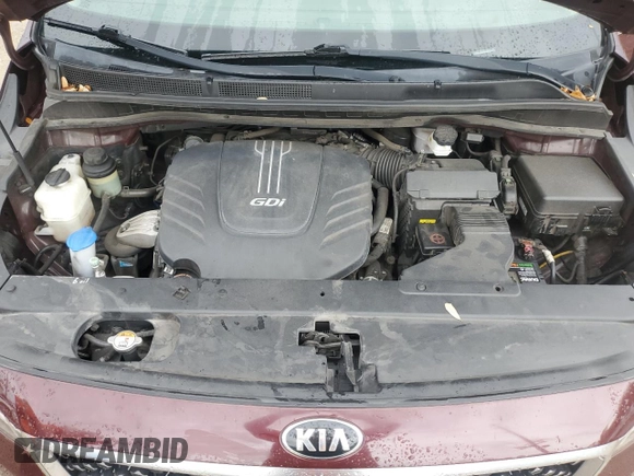 2017 Kia Sedona LX with VIN KNDMB5C19H6320486, listed as a Copart auction lot 73215754 with 100,891 mi miles and Salvage Title. Bid and sale history available at carsss.com. Image 12.