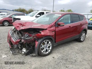 2013 Ford Escape SEL with VIN 1FMCU0HX5DUA81302, listed as a Copart auction lot 50839595 with 161,151 mi miles and Salvage title. Bid and sale history available at DreamBid. Image 1.