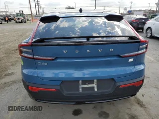 2023 Volvo C40 Recharge Pure Electric Ultimate with VIN YV4ED3GM8P2047583, listed as a Copart auction lot 72624784 with 12,484 mi miles and Salvage Title. Bid and sale history available at carsss.com. Image 6.