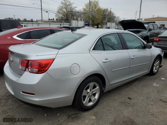 2013 Chevrolet Malibu LS with VIN 1G11B5SAXDF333416, listed as a Copart auction lot 52974695 with 128,328 mi miles and Salvage Title. Bid and sale history available at carsss.com. Image 3.