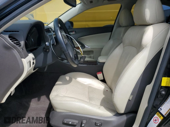2012 Lexus IS 250 with VIN JTHCF5C24C5053795, listed as a Copart auction lot 51798535 with 139,567 mi miles and Salvage Title. Bid and sale history available at DreamBid. Image 7.