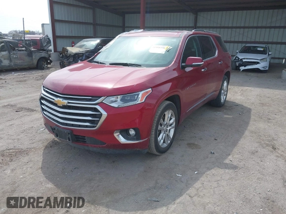 2018 Chevrolet Traverse High Country with VIN 1GNEVKKW0JJ106147, listed as a IAAI auction lot 41995736 with 95,512 mi miles. Bid and sale history available at carsss.com. Image 18.