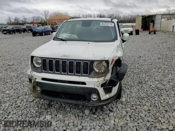2021 Jeep Renegade Latitude z VIN ZACNJDBB4MPM51020, wystawiony jako Copart lot #84254714 z przebiegiem 87 555 mil mil oraz Szkoda całkowita • Salvage title. Historia ofert i sprzedaży dostępna na DreamBid. Obrazek 11.