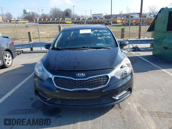 2016 Kia Forte LX with VIN KNAFX4A62G5551606, listed as a IAAI auction lot 41107813 with 201,821 mi miles. Bid and sale history available at carsss.com. Image 12.