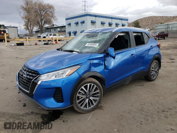 2023 Nissan Kicks SV with VIN 3N1CP5CV8PL523330, listed as a Copart auction lot 82406904 with 40,624 mi miles and Clean Title. Bid and sale history available at DreamBid. Image 1.