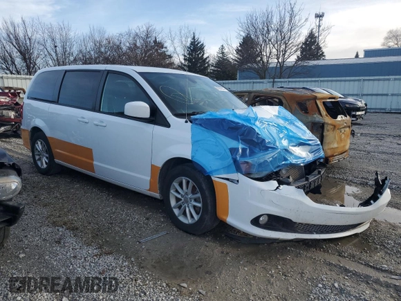 2020 Dodge Grand Caravan SE with VIN 2C4RDGBG3LR259087, listed as a Copart auction lot 83039144 with Not Provided miles and Salvage Title. Bid and sale history available at DreamBid. Image 4.