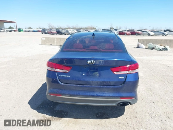 2016 Kia Optima LX Turbo with VIN 5XXGT4L13GG030586, listed as a IAAI auction lot 41824682 with 147,401 mi miles. Bid and sale history available at carsss.com. Image 16.