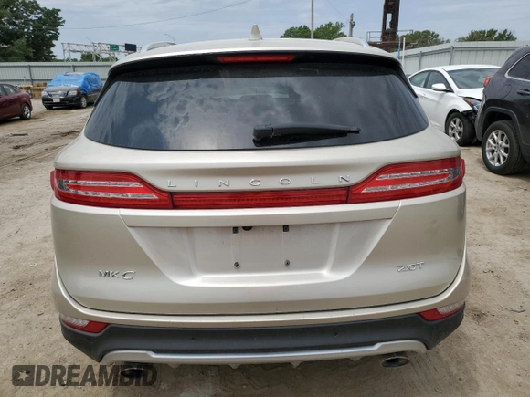 2017 Lincoln MKC Premiere with VIN 5LMCJ1C93HUL50200, listed as a Copart auction lot 57806495 with 78,059 mi miles and Salvage title. Bid and sale history available at DreamBid. Image 6.