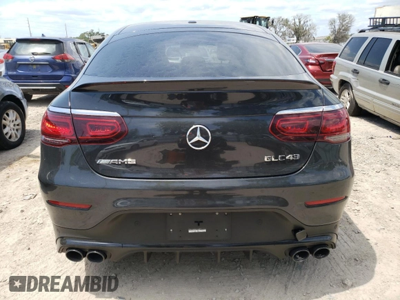 2021 Mercedes-Benz GLC with VIN W1N0J6EB0MF917896, listed as a Copart auction lot 56228614 with 32,147 mi miles and Salvage Title. Bid and sale history available at carsss.com. Image 6.