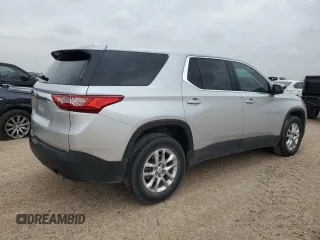 2021 Chevrolet Traverse LS with VIN 1GNERFKW0MJ271177, listed as a Copart auction lot 63536654 with 42,452 mi miles and Clean Title. Bid and sale history available at carsss.com. Image 3.