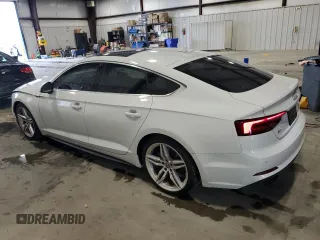 2019 Audi A5 Sportback Premium Plus with VIN WAUENCF50KA085959, listed as a Copart auction lot 49964385 with 84,310 mi miles and Salvage Title. Bid and sale history available at carsss.com. Image 2.