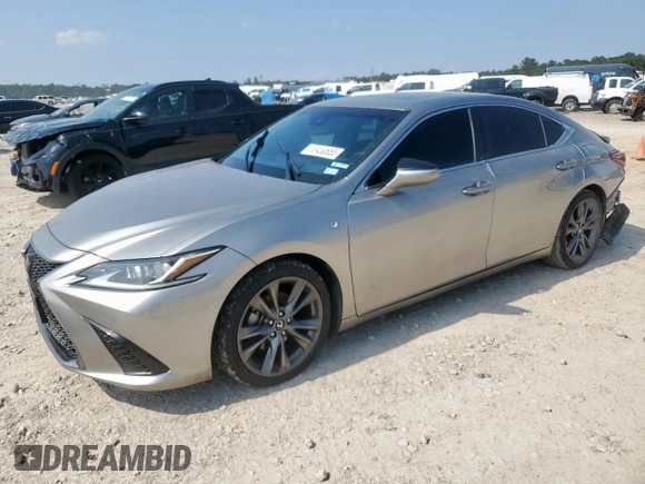2020 Lexus ES 350 F Sport with VIN 58AGZ1B15LU051396, listed as a Copart auction lot 58450855 with 88,283 mi miles and Salvage title. Bid and sale history available at DreamBid. Image 1.
