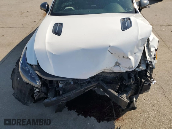 2020 Kia Stinger GT1 with VIN KNAE45LC8L6080384, listed as a Copart auction lot 74575904 with 61,958 mi miles and Salvage Title. Bid and sale history available at DreamBid. Image 11.