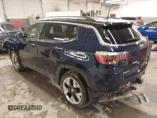 2018 Jeep Compass Limited с VIN 3C4NJDCB9JT175536, выставлен на аукционе IAAI как лот 41990061 с пробегом 51 471 миль миль и . История ставок и продаж доступна на DreamBid. Изображение 3.