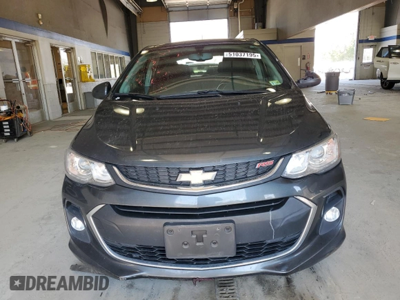 2017 Chevrolet Sonic LT with VIN 1G1JD6SH8H4105879, listed as a Copart auction lot 51037195 with 56,893 mi miles and Salvage Title. Bid and sale history available at carsss.com. Image 5.