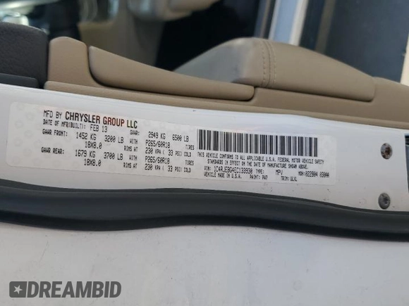 2014 Jeep Grand Cherokee Limited with VIN 1C4RJEBG4EC133930, listed as a Copart auction lot 46595135 with 146,452 mi miles and Salvage Title. Bid and sale history available at DreamBid. Image 13.