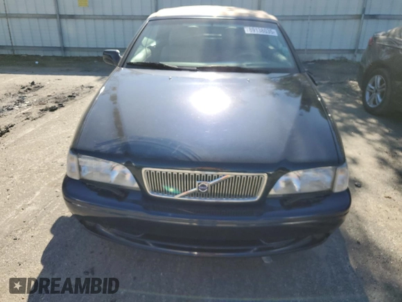 2000 Volvo C70 with VIN YV1NC56D1YJ010900, listed as a Copart auction lot 89138035 with 58,469 mi miles and Salvage Title. Bid and sale history available at carsss.com. Image 5.