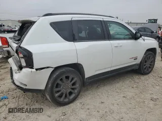 2017 Jeep Compass Sport with VIN 1C4NJCBB4HD141595, listed as a Copart auction lot 84299704 with 83,347 mi miles and Salvage Title. Bid and sale history available at carsss.com. Image 3.