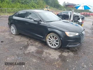 2015 Audi A3 Premium with VIN WAUACGFF4F1103101, listed as a IAAI auction lot 42407412 with 201,490 mi miles and . Bid and sale history available at DreamBid. Image 1.