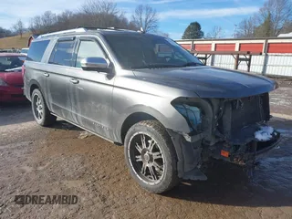 2018 Ford Expedition Max Platinum with VIN 1FMJK1MTXJEA38800, listed as a IAAI auction lot 41144759 with 127,571 mi miles and . Bid and sale history available at DreamBid. Image 1.