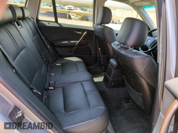 2006 BMW X3 3.0i with VIN WBXPA93466WG80206, listed as a Copart auction lot 52180515 with 120,626 mi miles and Salvage Title. Bid and sale history available at DreamBid. Image 11.