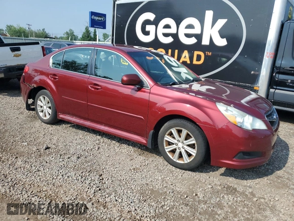 2012 Subaru Legacy Premium with VIN 4S3BMBC64C3014849, listed as a Copart auction lot 64782135 with 106,428 mi miles and Clean title. Bid and sale history available at DreamBid. Image 4.
