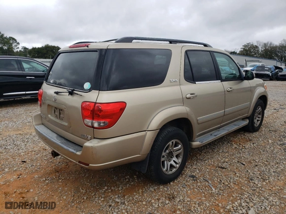 2005 Toyota Sequoia SR5 with VIN 5TDZT34A15S255084, listed as a Copart auction lot 47897985 with 212,582 mi miles and Clean Title. Bid and sale history available at carsss.com. Image 3.