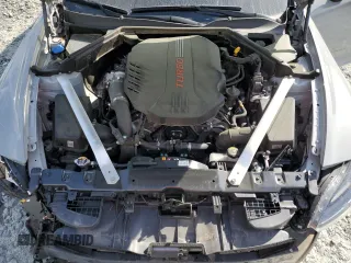 2022 Kia Stinger GT1 with VIN KNAE45LC8N6105917, listed as a Copart auction lot 49444555 with 26,089 mi miles and Salvage Title. Bid and sale history available at DreamBid. Image 11.