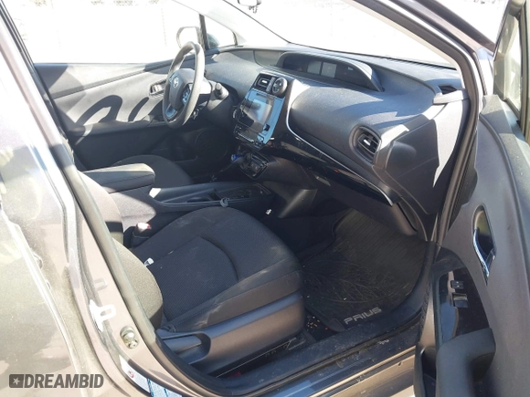 2019 Toyota Prius LE with VIN JTDL9RFUXK3012952, listed as a IAAI auction lot 41134169 with 76,125 mi miles. Bid and sale history available at carsss.com. Image 5.