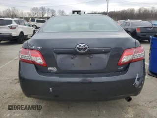 2011 Toyota Camry LE with VIN 4T1BF3EK7BU725718, listed as a Copart auction lot 50952985 with 277,336 mi miles and Salvage Title. Bid and sale history available at carsss.com. Image 6.