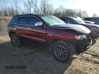 2019 Jeep Grand Cherokee Limited with VIN 1C4RJFBG2KC619654, listed as a Copart auction lot 51742025 with 61,497 mi miles and Clean title. Bid and sale history available at DreamBid. Image 4.