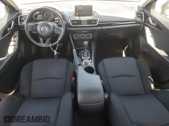2016 Mazda 3 i Sport with VIN JM1BM1T79G1327691, listed as a Copart auction lot 55829255 with 79,655 mi miles and Salvage Title. Bid and sale history available at DreamBid. Image 8.