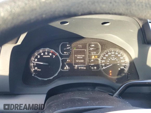 2018 Toyota Tundra 2WD SR5 with VIN 5TFEM5F13JX122822, listed as a Copart auction lot 82051473 with 67,154 mi miles and Salvage Title. Bid and sale history available at carsss.com. Image 9.