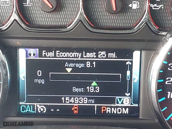 2015 Chevrolet Silverado 1500 LTZ with VIN 3GCUKSEC4FG134752, listed as a IAAI auction lot 41188074 with 154,939 mi miles. Bid and sale history available at carsss.com. Image 15.