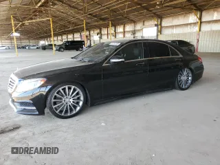 2015 Mercedes-Benz S 550 with VIN WDDUG8CB7FA068491, listed as a Copart auction lot 61051245 with 152,844 mi miles and Clean title. Bid and sale history available at DreamBid. Image 1.