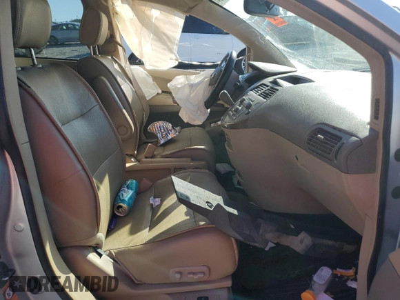 2007 Nissan Quest SL with VIN 5N1BV28U67N129530, listed as a Copart auction lot 77336154 with 0 mi miles and Salvage Title. Bid and sale history available at carsss.com. Image 7.