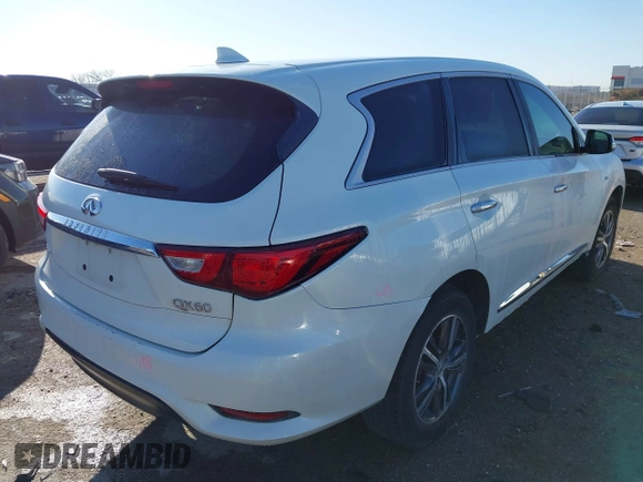 2016 Infiniti QX60 with VIN 5N1AL0MN7GC507726, listed as a IAAI auction lot 41754036 with 167,213 mi miles. Bid and sale history available at carsss.com. Image 4.