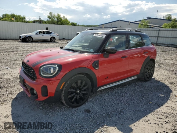 2023 MINI Countryman Cooper S with VIN WMZ83BR01P3P85128, listed as a Copart auction lot 60644995 with 59,208 mi miles and Salvage title. Bid and sale history available at DreamBid. Image 1.