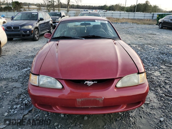 1994 Ford Mustang with VIN 1FALP4049RF150529, listed as a Copart auction lot 48106225 with 95,308 mi miles and Salvage Title. Bid and sale history available at carsss.com. Image 5.
